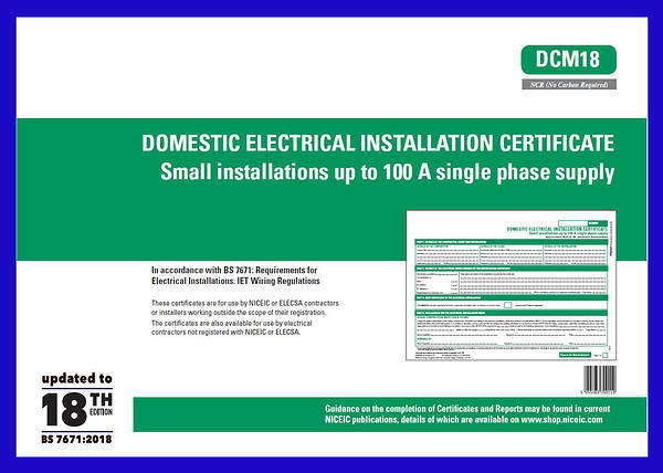 Understanding the Domestic Electrical Installation Certificate